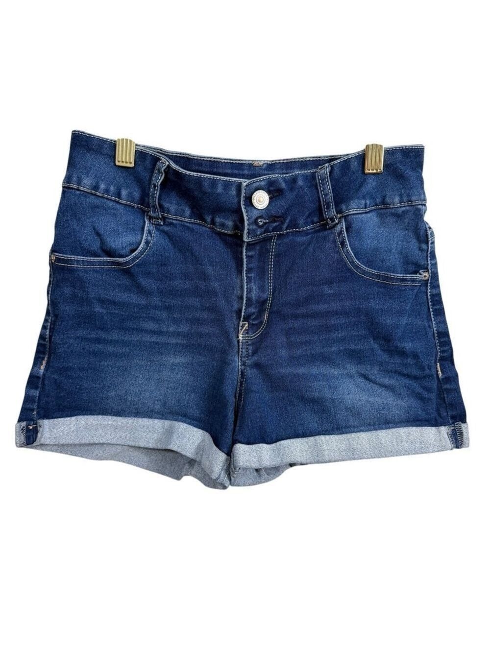 Wallflower Denim Shorts, Size 7, Blue